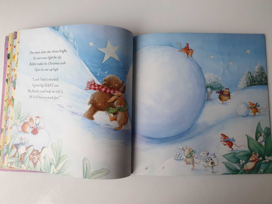 книга дітям анлійською сніговик Різдво пригоди  Ten Christmas Wishes