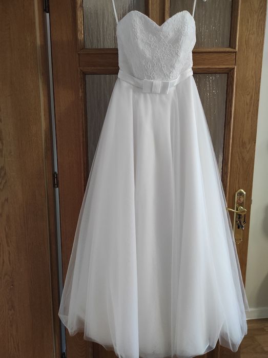 Suknia ślubna 34/36 Princessa rozkloszowana