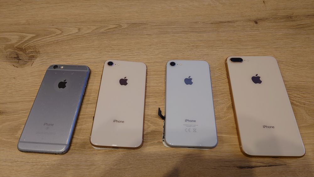 4 telefony Apple iPhone uszkodzone - do naprawy / na części