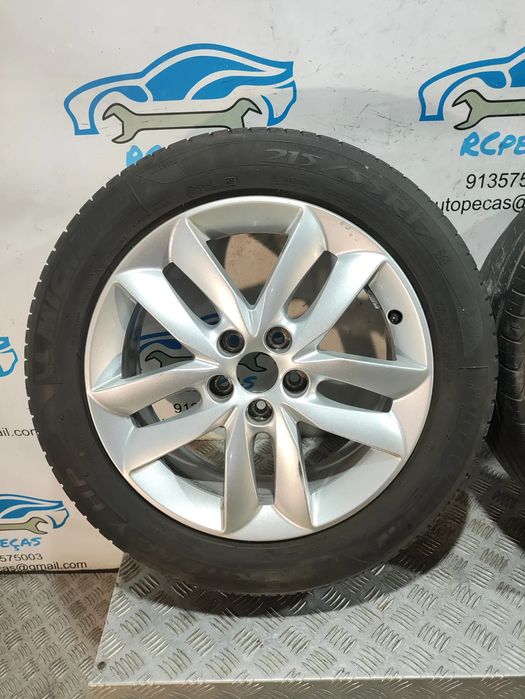Conjunto Jantes 17 Originais Peugeot 508 1 Mk1 7J ET46 5x108