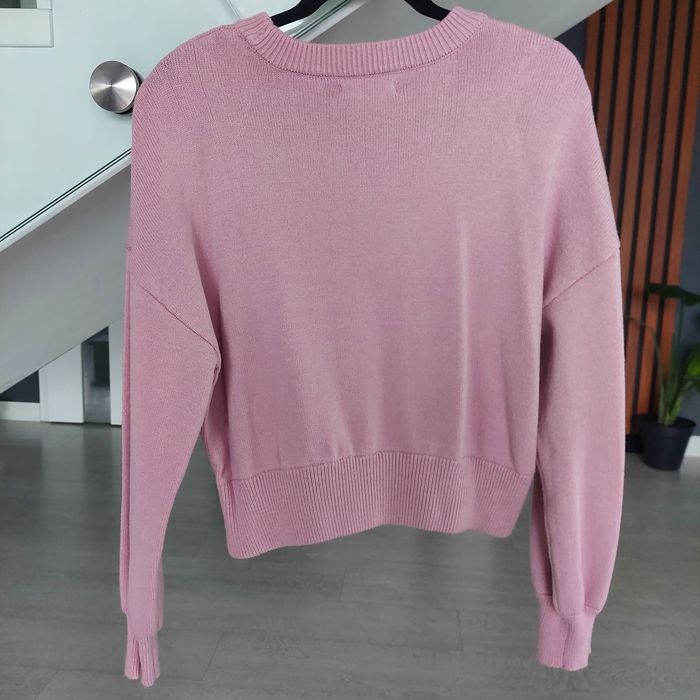 Sweter różowy RESERVED krótki L 40 stan bardzo dobry