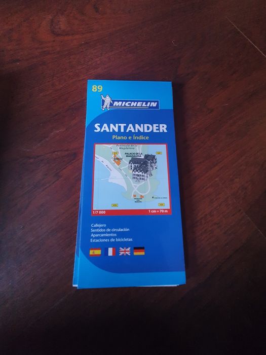 Mapa miasta Santander