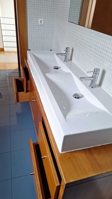 Móvel casa de banho (wc) e lavatório duplo