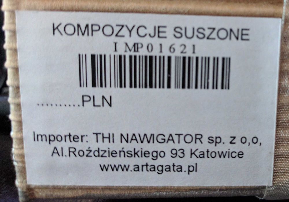 NOWA kompozycja suszona zieleń & brąz / Potpourri