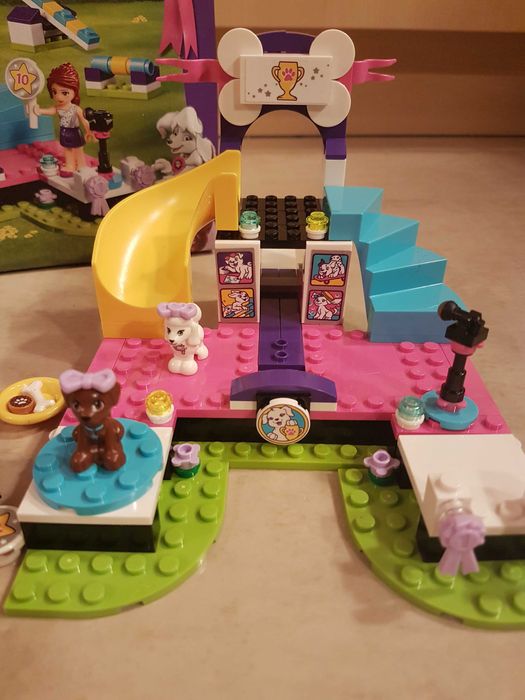 Lego Friends 41300. Mistrzostwa szczeniaczków (nowe ponad 200zł), Z pudełkiem
