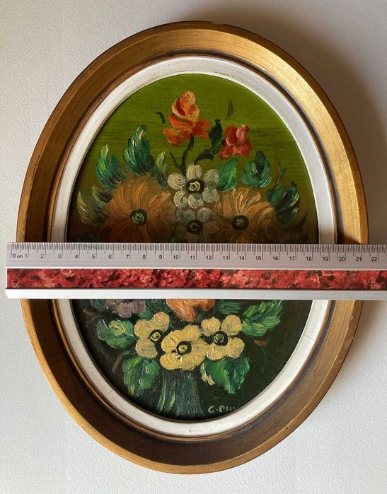 Quadro com Flores (~27.5 x 21.5cm)