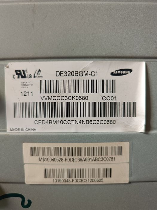 Matryca LCD do telewizora TV Samsung Ue32eh5450