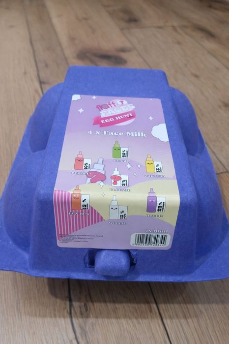 Nowe jajko fluff egg 4 jajka box face