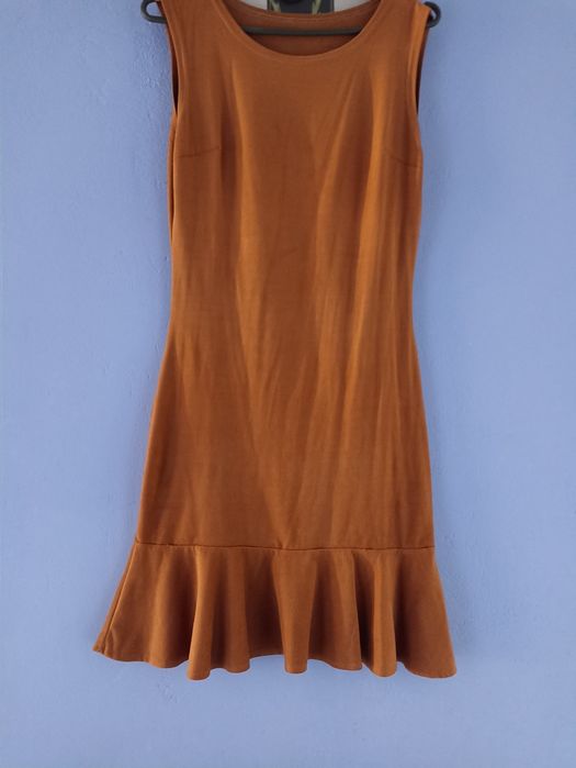 Костюм двойка плаття і піджак мікрофон замша матеріалдуже стильне,42-