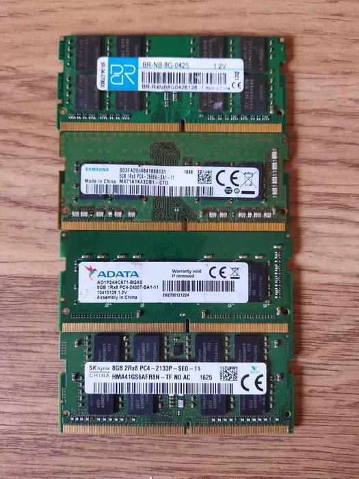 Memorias para Portatil DDR4