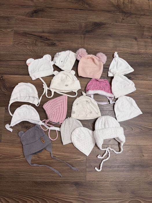 Речі для новонародженого, всього 48 речей,  H&M, Minikin, на осінь/весну, + конверт+ шапочки + носочки