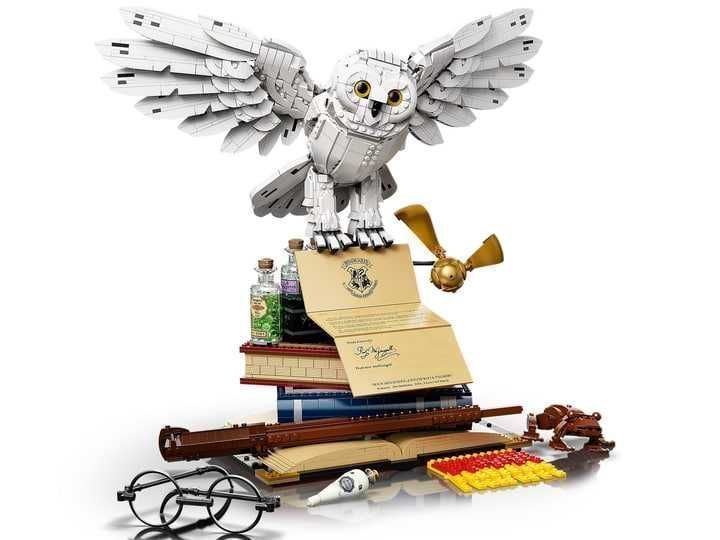 ‼️КОЛЬОРОВА КОРОБКА‼️ Hedwig Harry Рotter Конструктор сумісний з Lego (Код1076)