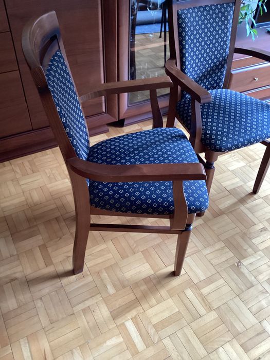 Fotel/krzesło siedzisko i oparcie tapicerowane piękne