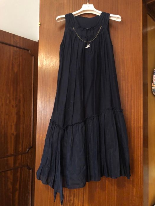 Vestido azul escuro criança da M. Chic italia