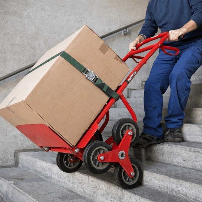 Wózek transportowy schodowy magazynowy 200 kg 6 kół