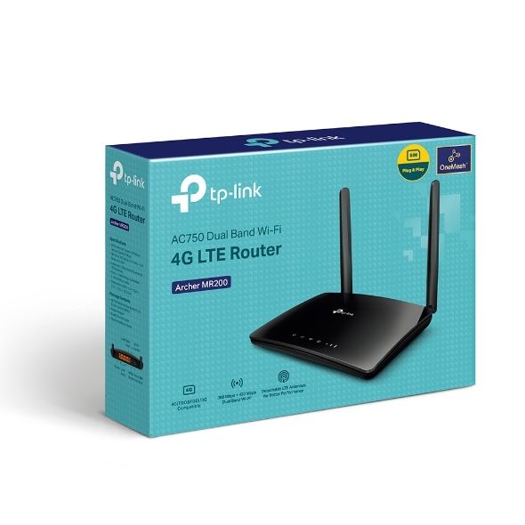 Продажа роутера TP-LINK Archer MR200 WiFi/AC 750, SIM card 4G/5G