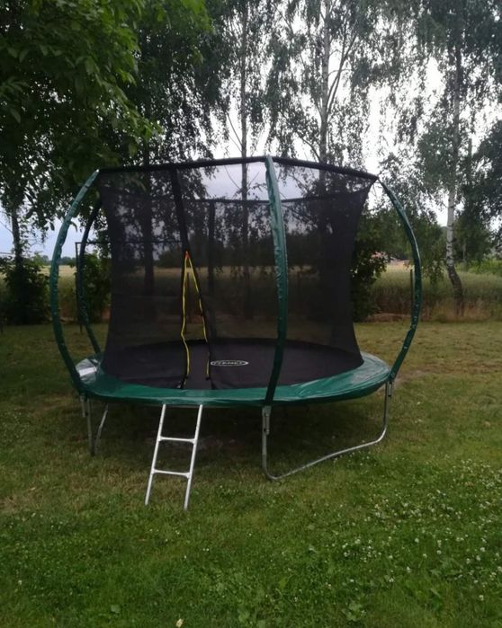 Батут дитячий Садовий з драбиною 244см