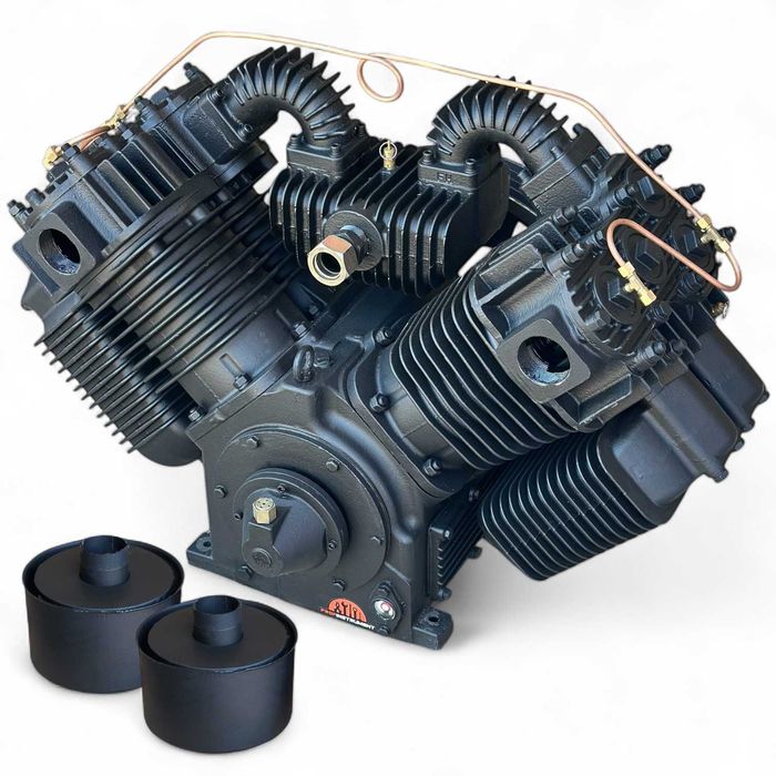 Двоступеневий поршневий блок компресора GD-2155ТH (3194 л/хв, 10 Атм)