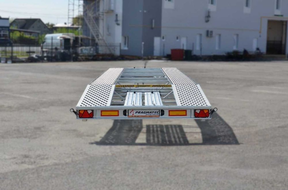 Лавета, лафет, прицеп тривісний PRAGMATEC для перевезення двох авто