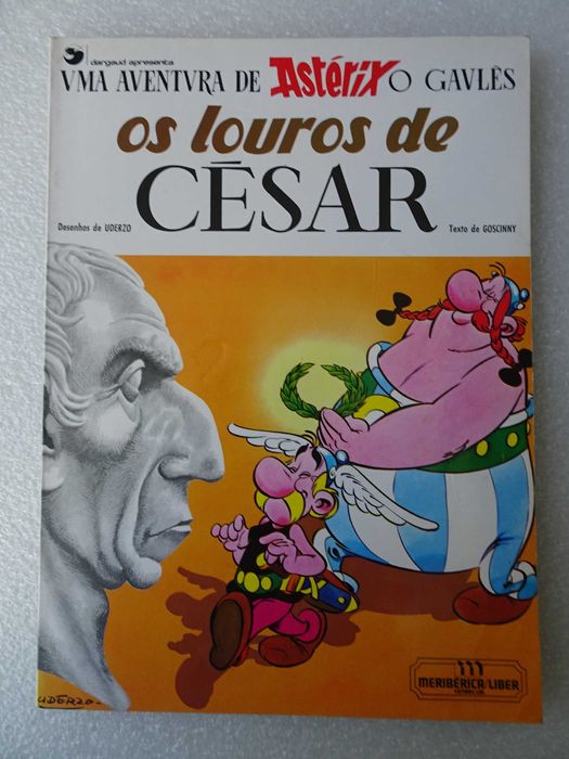 Livro Meribérica Astérix Os louros de César