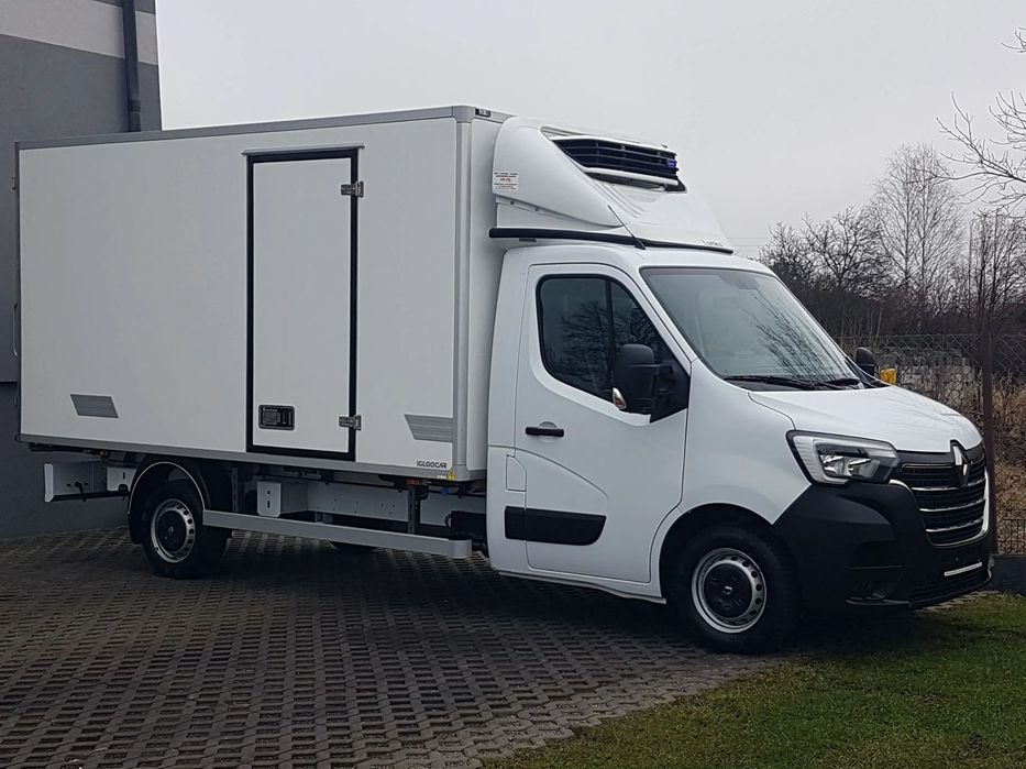 Renault MASTER CHŁODNIA AGREGAT CARRIER XARIOS 350 FUNKCJA GRZANIA IZOTERMA 4,02x2,11x1,98 ZASILANIE Z SILNIKA + ELEKTRYCZNE KLIMA  8EP Chłodnia Iozterma Agregat Carrier Xarios 350 Grzanie Klima