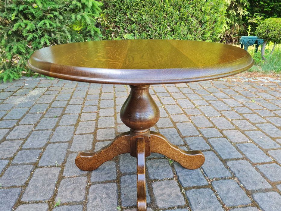 stolik dębowy ława