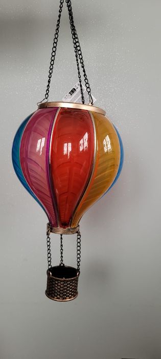 Lampka solarna LED żywy ogień balon