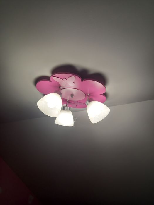 Lampa Kwiatek K3Z20 Różowa Pl