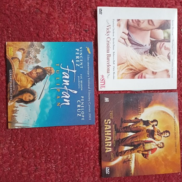 Penelope Cruz zestaw 3 filmów DVD