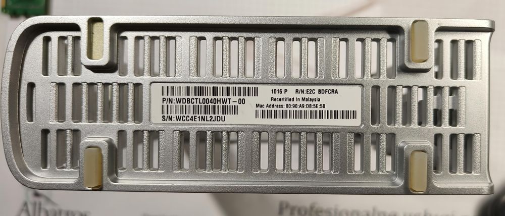 WD My Cloud WDBCTL0040HWT-00