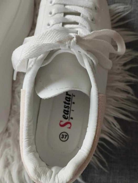 Snakersy na platformie Seastar Blue