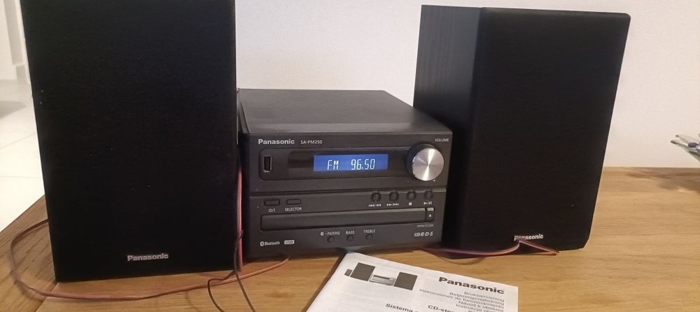 Panasonic SA-PM 250 czarna wieża