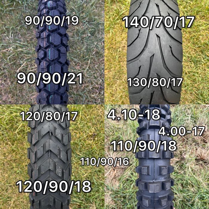 Мото шина 90/90-19 120/80-17 120/90/18 3.5-19 120/90/17 110/90/17