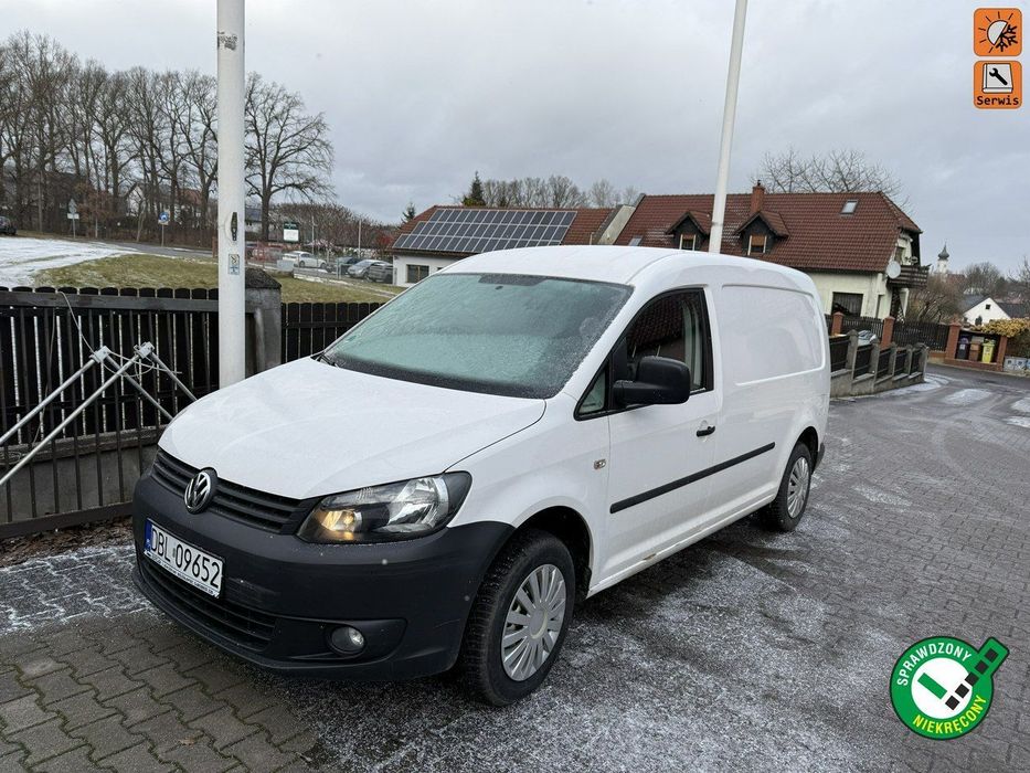 Volkswagen Caddy  1,6 tdi klima 152 tyś km długi świeżo zarejestrowany
