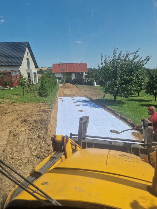 Prace ziemne,koparko-ładowarka, koparka, szamba,oczyszczalnie, jcb3cx.