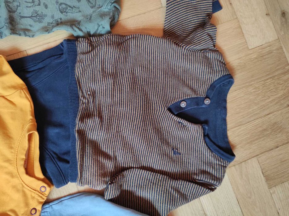 5 bodziakow z długim rękawem 74/80