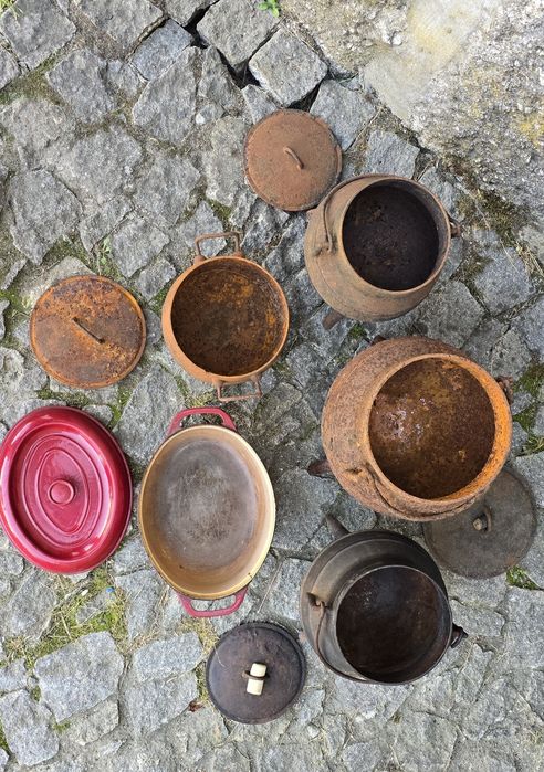 Potes e panelas em ferro fundido