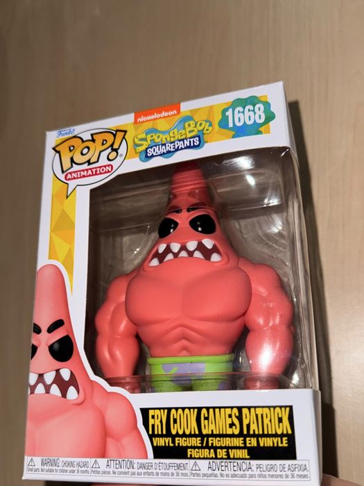 Fry Cook Games Patrick SpongeBob Funko Pop 1668