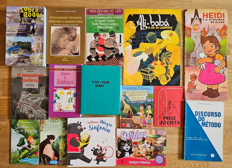 Livros e Revistas - Viagens Romance Infantil História Arte Ciências