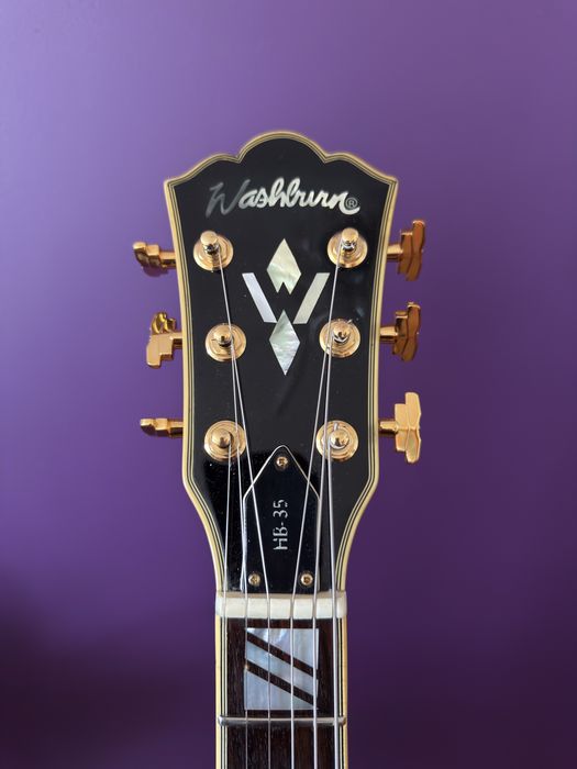 Washburn HB-35 Semi-Hollow – Estilo Gibson ES-335 – Excelente estado