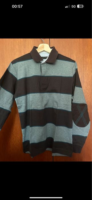 Polo manga comprida Massimo Dutti