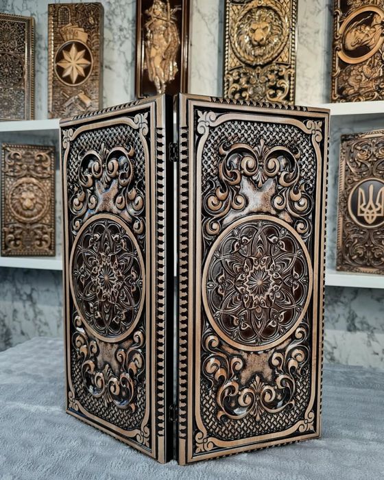 Нарды из дерева на подарок