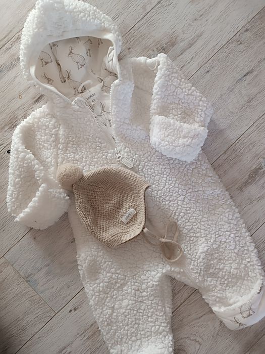Kombinezon zimowy przejściowy newbie miś  noworodek
