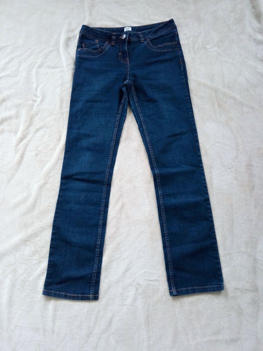 Spodnie jeansy z elastenem damskie F&F roz. 164/168