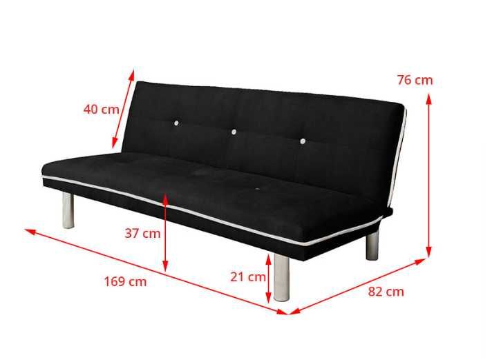 Sofá Cama vermelho em excelente estado