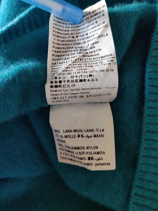 Sweter damski wełniany Benetton