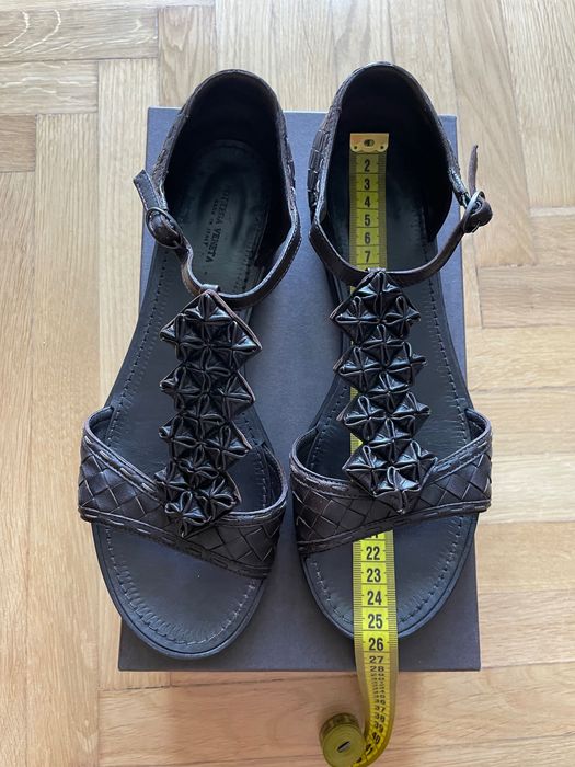 Bottega Veneta плетеные босоножки оригинал