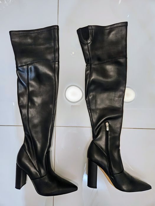 Kozaki z wysoką cholewką