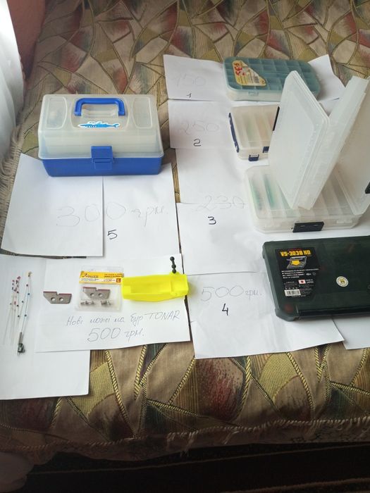 Воблери та коробки від відомих фірм