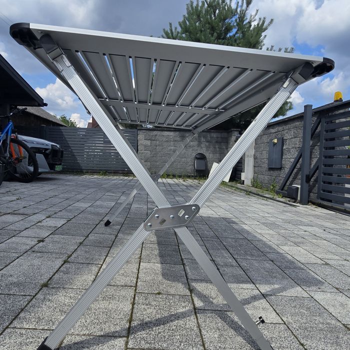 Aluminiowy Stół Kempingowy CampFeuer XL – Duży, Składany, Jak NOWY!